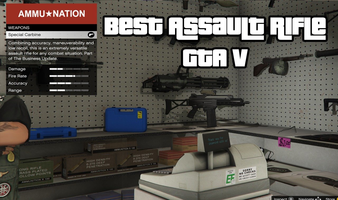 The Top GTA V Best Assault Rifle Weapons for Online Newb Gaming