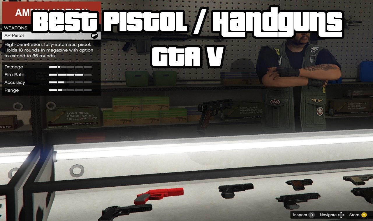 Best Pistol Handguns GTA V