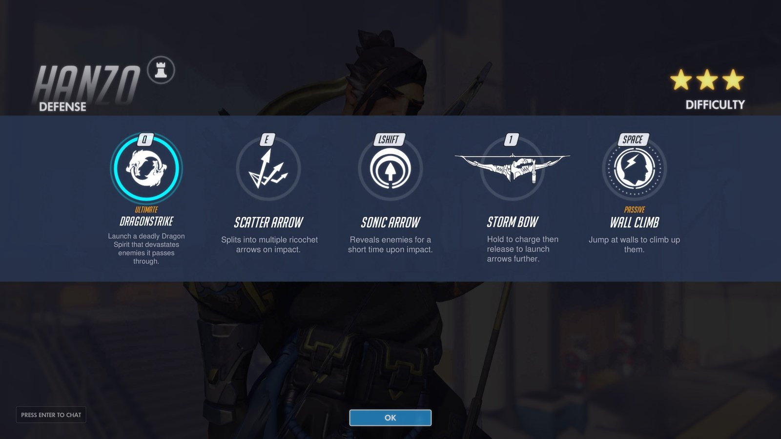 Hanzo Defence Abilities Overwatch