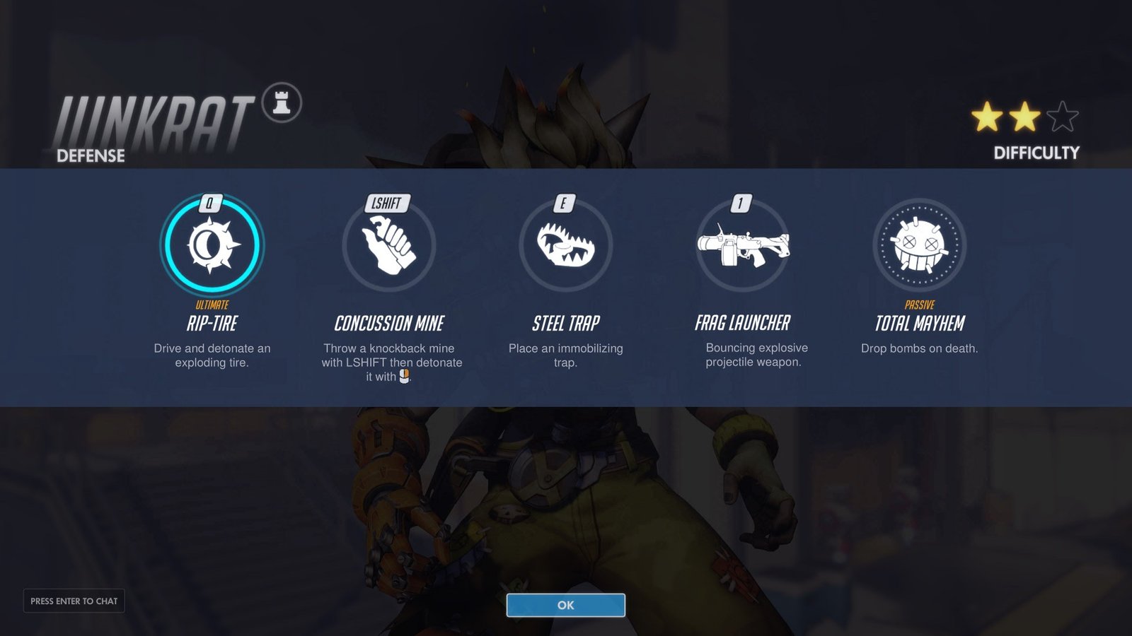 Junkrat Defence Abilities Overwatch