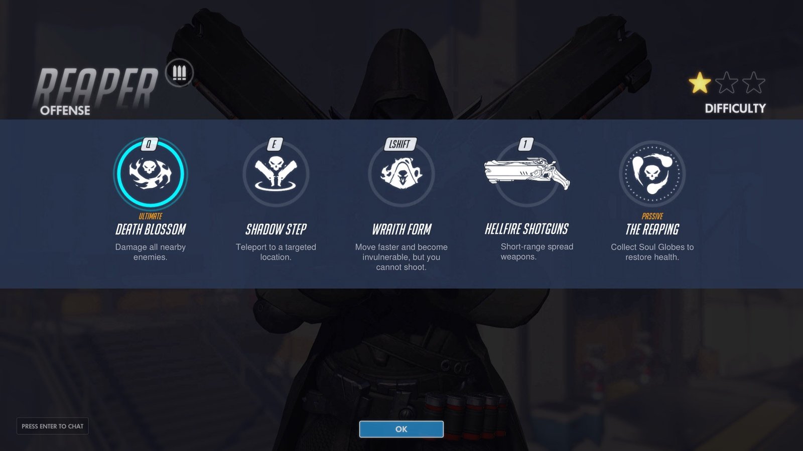 Reaper Offense Abilities Overwatch