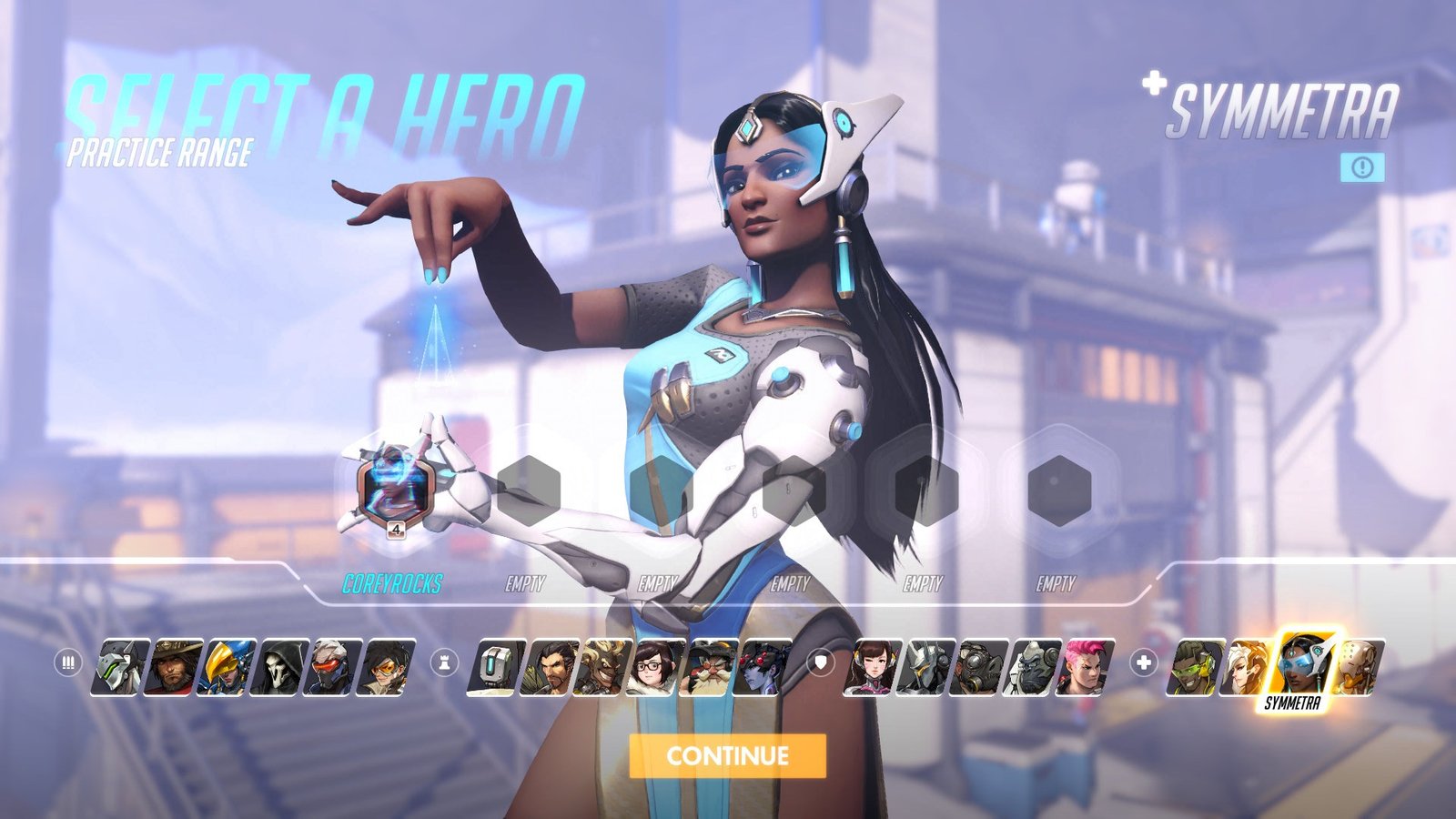 Symmetra Overwatch Hero