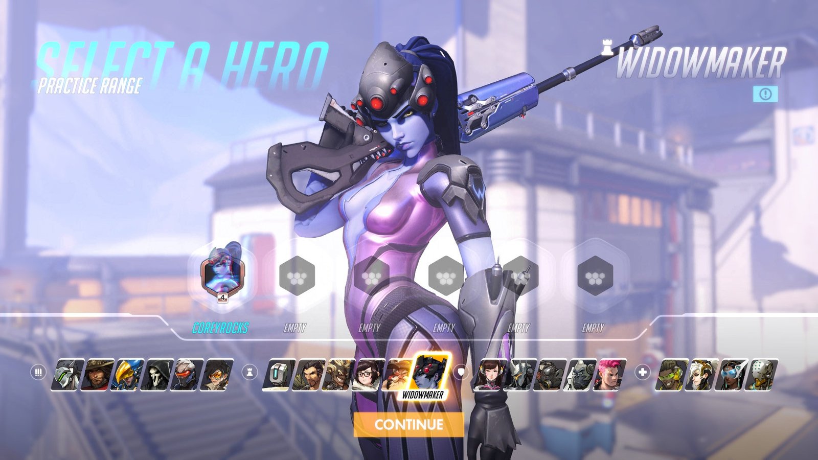 Widowmaker Overwatch Hero