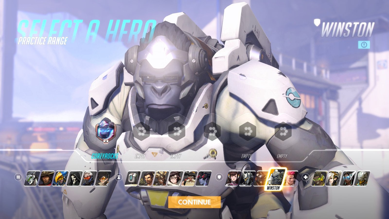 Winston Overwatch Hero